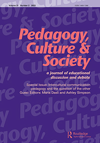 Cover image for Pedagogy, Culture & Society, Volume 31, Issue 2, 2023