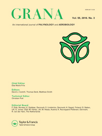 Cover image for Grana, Volume 55, Issue 3, 2016