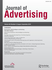 Cover image for Journal of Advertising, Volume 48, Issue 4, 2019