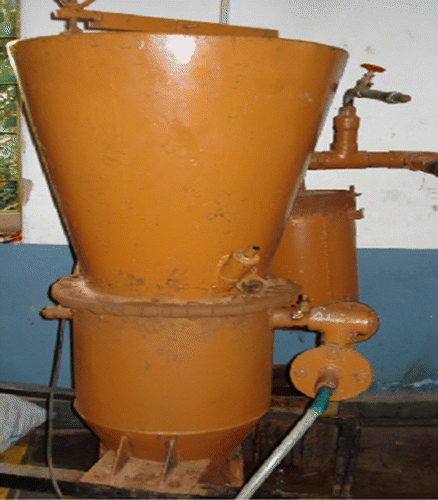 Figure 4 Photographic view of a downdraft gasifier.