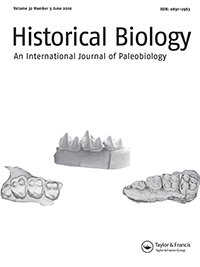 Cover image for Historical Biology, Volume 32, Issue 5, 2020