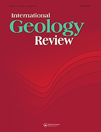 Cover image for International Geology Review, Volume 62, Issue 12, 2020