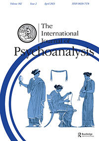 Cover image for The International Journal of Psychoanalysis, Volume 102, Issue 2, 2021