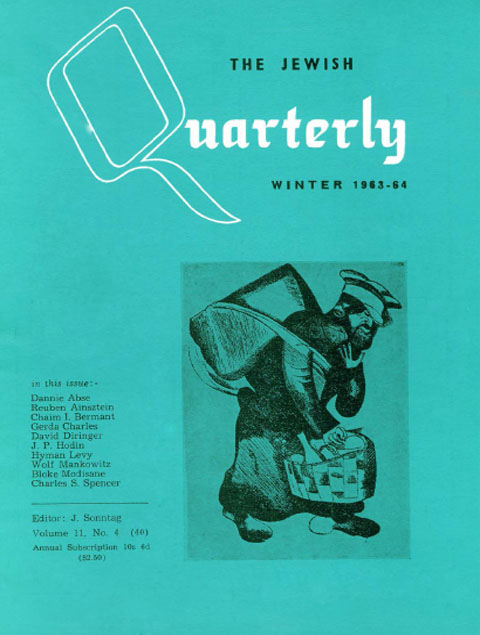 Cover image for Jewish Quarterly, Volume 11, Issue 4, 1963
