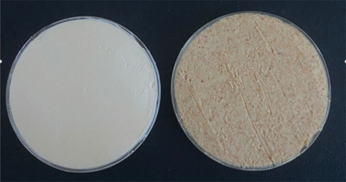 Figure 3. The color of butter incorporated with CPBE.