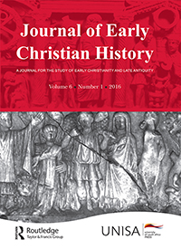 Cover image for Journal of Early Christian History, Volume 6, Issue 1, 2016