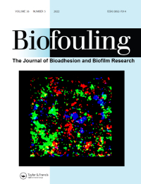 Cover image for Biofouling, Volume 38, Issue 5, 2022