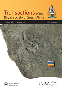 Cover image for Transactions of the Royal Society of South Africa, Volume 76, Issue 3, 2021