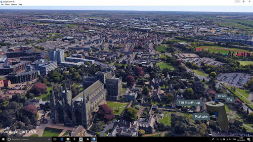 Figure 6. View across Peterborough, past the Cathedral, towards the Smart Fengate Business Cluster (www.futurepeterborough.com/project/smart-fengate), an industrial area of the city, where a sharing economy digital platform is being trialled to provide solutions for greater resource efficiency and reduced waste.