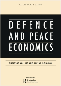 Cover image for Defence and Peace Economics, Volume 27, Issue 4, 2016