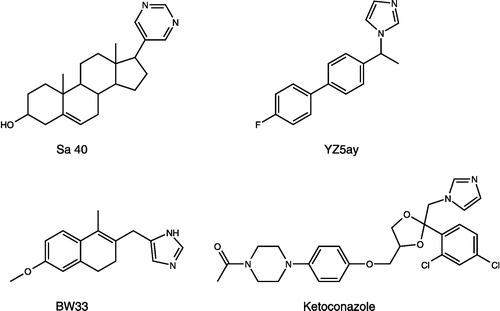 Figure 3 Structures of compounds used in this study.