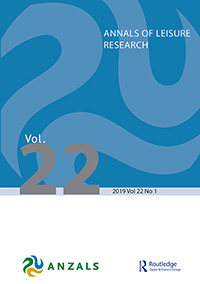 Cover image for Annals of Leisure Research, Volume 22, Issue 1, 2019