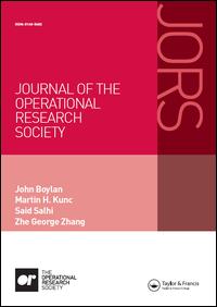 Cover image for Journal of the Operational Research Society, Volume 71, Issue 3, 2020