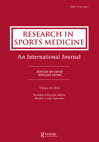 Cover image for Research in Sports Medicine, Volume 24, Issue 3, 2016