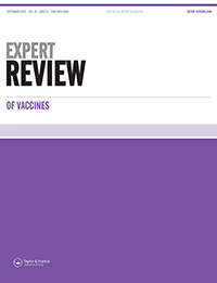 Cover image for Expert Review of Vaccines, Volume 19, Issue 9, 2020
