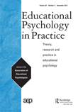 Cover image for Educational Psychology in Practice, Volume 29, Issue 4, 2013