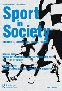 Cover image for Sport in Society, Volume 18, Issue 9, 2015