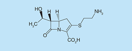 Figure 2. The chemical structure of thienamycin.