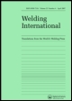 Cover image for Welding International, Volume 2, Issue 5, 1988