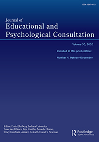 Cover image for Journal of Educational and Psychological Consultation, Volume 30, Issue 4, 2020