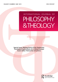 Cover image for International Journal of Philosophy and Theology, Volume 76, Issue 2, 2015