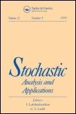 Cover image for Stochastic Analysis and Applications, Volume 16, Issue 2, 1998