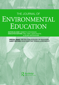 Cover image for The Journal of Environmental Education, Volume 48, Issue 4, 2017