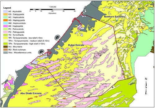 Figure 8. Joining the boundaries of the three soil maps to create one national soil map.