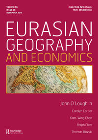 Cover image for Eurasian Geography and Economics, Volume 56, Issue 6, 2015