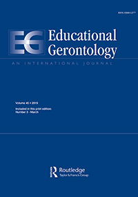 Cover image for Educational Gerontology, Volume 45, Issue 3, 2019