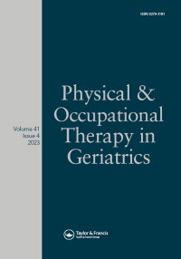 Cover image for Physical & Occupational Therapy In Geriatrics, Volume 41, Issue 4, 2023