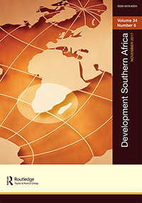 Cover image for Development Southern Africa, Volume 34, Issue 6, 2017