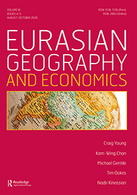 Cover image for Eurasian Geography and Economics, Volume 61, Issue 4-5, 2020