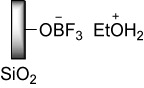 Scheme 1. The structure of BF3·SiO2.