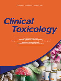 Cover image for Clinical Toxicology, Volume 61, Issue 1, 2023
