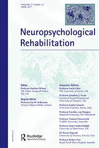 Cover image for Neuropsychological Rehabilitation, Volume 27, Issue 3, 2017