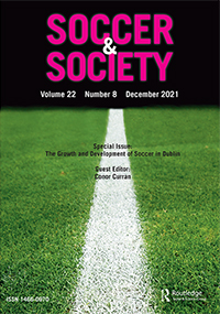 Cover image for Soccer & Society, Volume 22, Issue 8, 2021