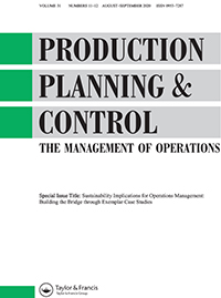 Cover image for Production Planning & Control, Volume 31, Issue 11-12, 2020