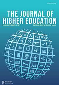 Cover image for The Journal of Higher Education, Volume 92, Issue 3, 2021
