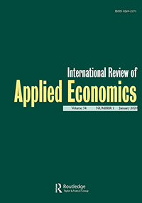 Cover image for International Review of Applied Economics, Volume 34, Issue 1, 2020