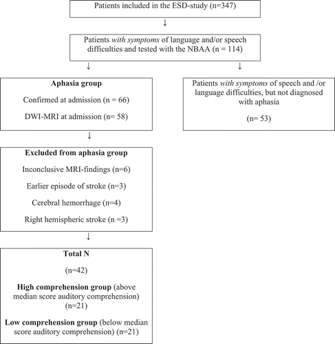 Figure 1. Flow-chart of patients included in the study