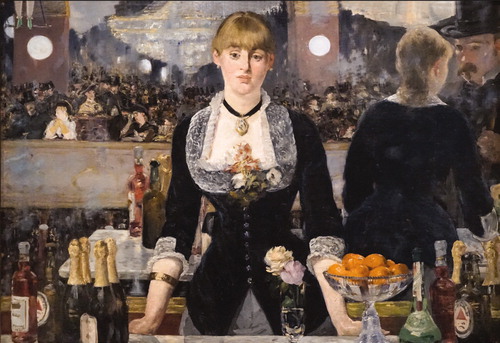 Figure 2. Lecture Slide 7.53: Edouard Manet, Un Bar Aux Folies-Bergère (1882). (The Courtauld Gallery, University College London.)