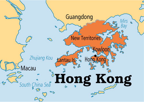 Figure 1. Map of Hong Kong’s main areas.© China Discovery https://www.chinadiscovery.com/hongkong-tours/maps.html