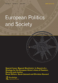 Cover image for European Politics and Society, Volume 17, Issue 2, 2016