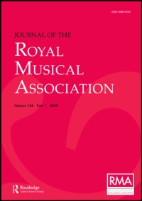 Cover image for Journal of the Royal Musical Association, Volume 125, Issue 2, 2000