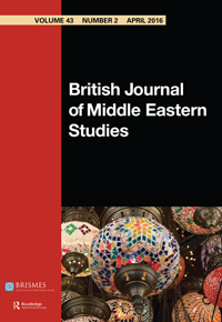 Cover image for British Journal of Middle Eastern Studies, Volume 43, Issue 2, 2016
