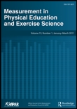 Cover image for Measurement in Physical Education and Exercise Science, Volume 17, Issue 1, 2013