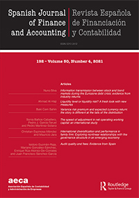 Cover image for Spanish Journal of Finance and Accounting / Revista Española de Financiación y Contabilidad, Volume 50, Issue 4, 2021