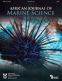 Cover image for African Journal of Marine Science, Volume 41, Issue 2, 2019
