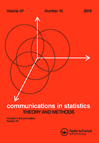 Cover image for Communications in Statistics - Theory and Methods, Volume 47, Issue 10, 2018
